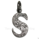 Initial Black Coated Top