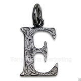 Initial Black Coated Top