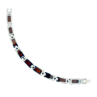 Koa Wood& Abalone Tungsten Bracelet