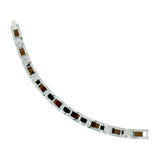 Koa Wood& Abalone Tungsten Bracelet