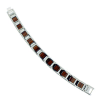 Koa Wood& Abalone Tungsten Bracelet
