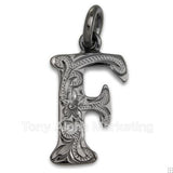 Initial Black Coated Top