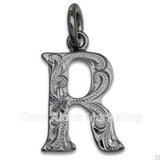 Initial Black Coated Top