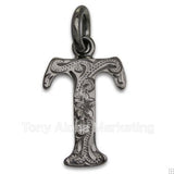 Initial Black Coated Top