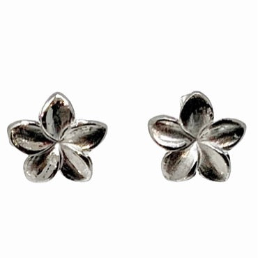 7mm ポリッシュタイプ プルメリア ピアス