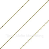 14K Mirror Ball Chain